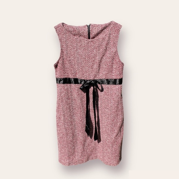 Fire Los Angeles Dresses & Skirts - Magenta Young Professional Sleeveless Sheath Dress with Bow